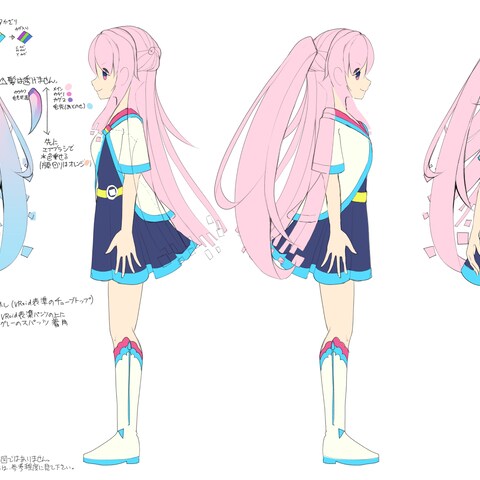 「VRoidでキャラを作ろう！」向けキャラクター