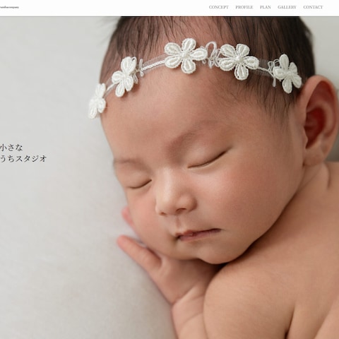 ニューボーンフォトのサイト