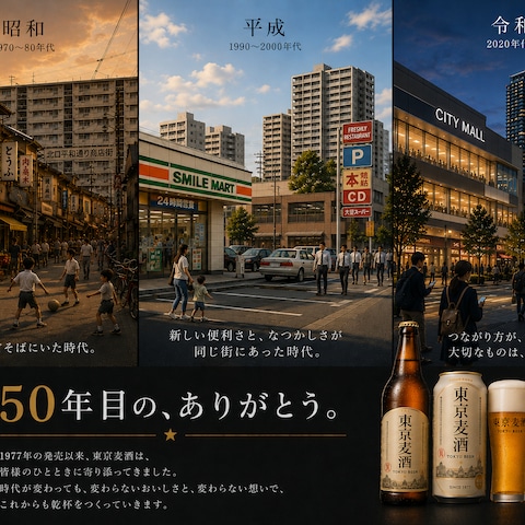 東京ビール　ビジュアル広告・２