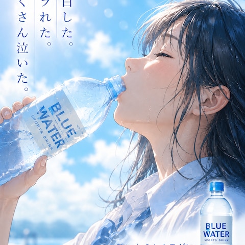 BLUE WATER　ビジュアル広告・１