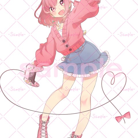 Vtuber キービジュアルイラスト