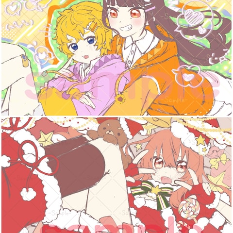 活動用イラスト　ラフ見本