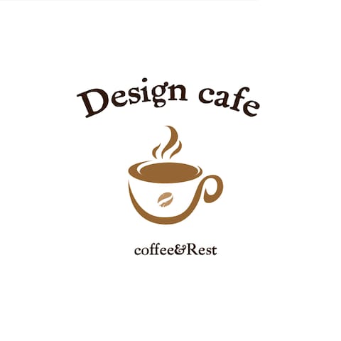 カフェのロゴデザイン