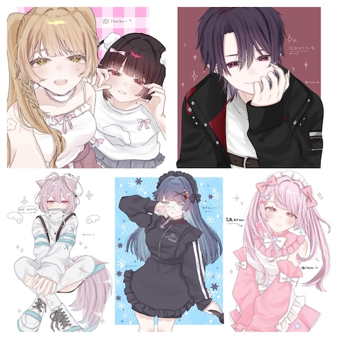 ゆるふわ系なかわいいイラストで描きます！