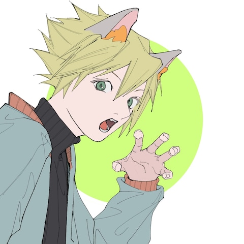 猫耳男の子