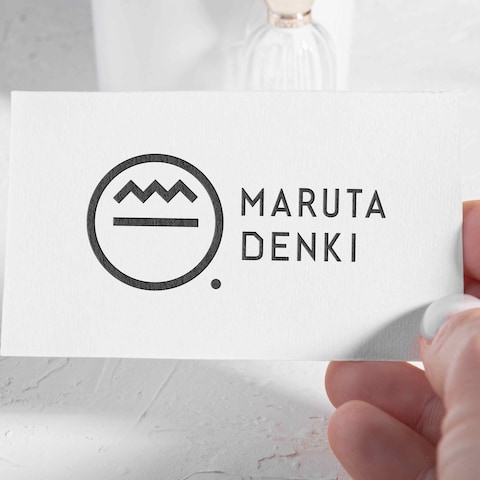 MARUTADENKI ロゴデザイン