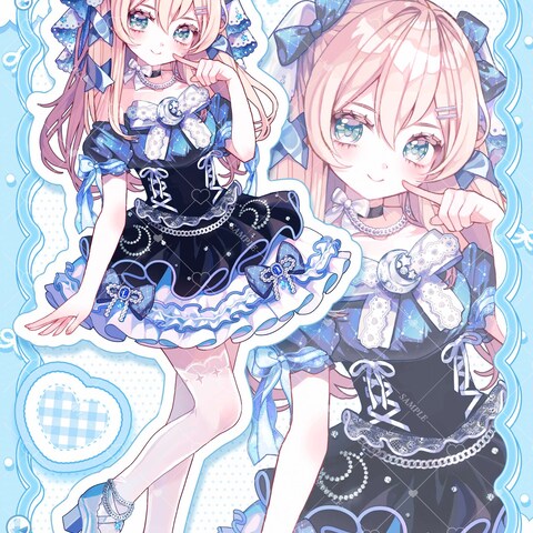 全身立ち絵+衣装デザイン