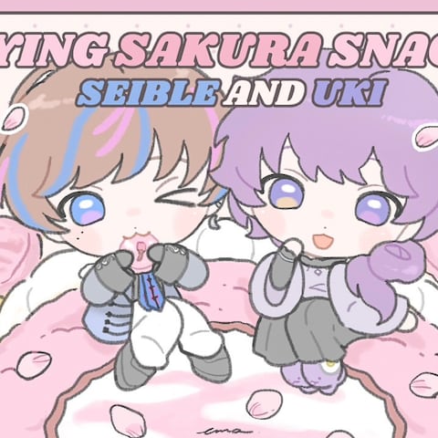 Vtuberさんのサムネイルイラスト