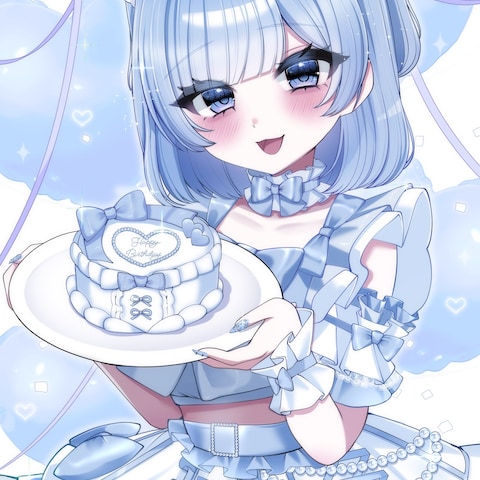 白妃とわ様 バースデーイラスト