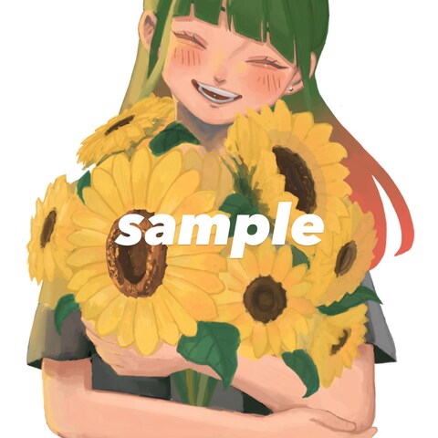 配信アプリサムネイル用イラスト