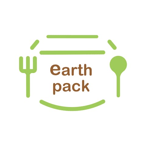 飲食店で使用するお持ち帰り用パッケージのロゴ/自主制作