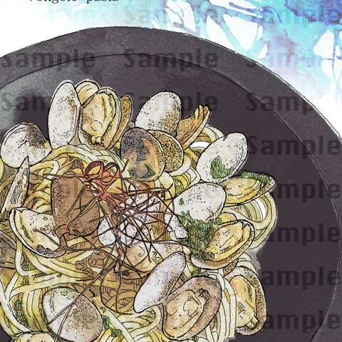 料理イラストサンプル