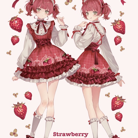 オリジナルキャラクターデザイン（Strawberry）