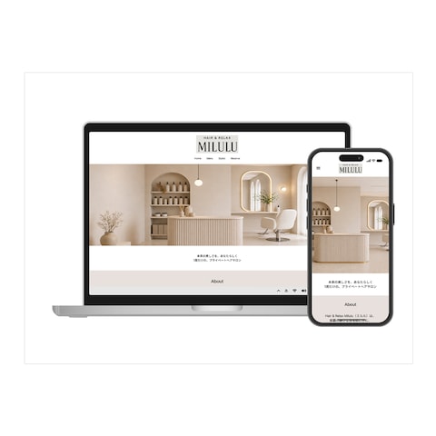 【Square×予約サイト】美容室サイト