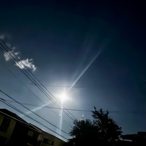 2025年の10月9日 月の夜 ⟡.*