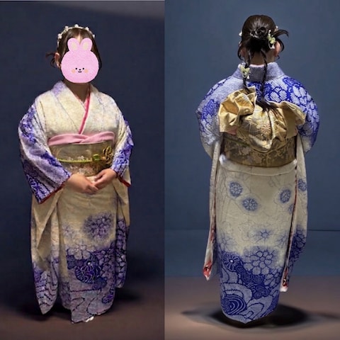 結婚式の参列のお着付け&ヘアセット