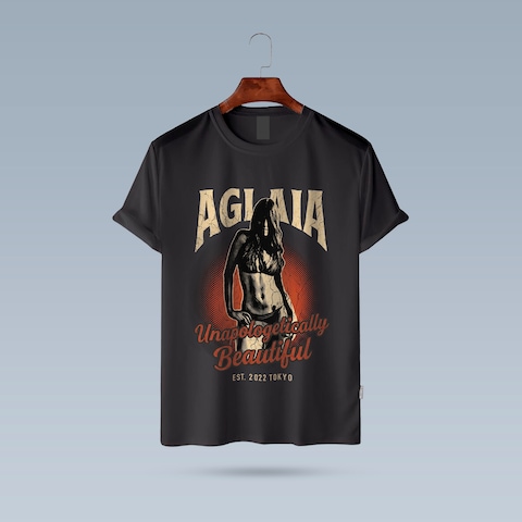 AGLAIA様オリジナルTシャツ用イラストトレース