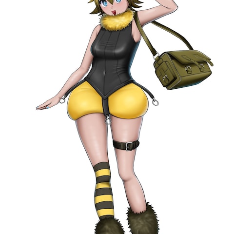 キャラクターデザイン、全身イラスト