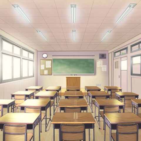 光の当たる教室