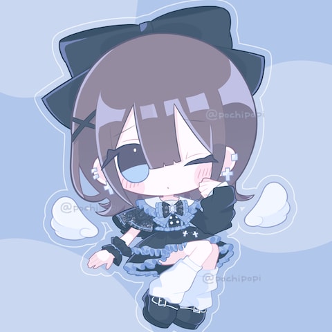 JUGSMAFIA　まり・ちゃ様／生誕祭アクキー用イラスト