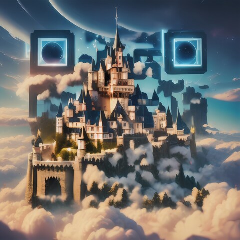 QRcode art 『天空城』