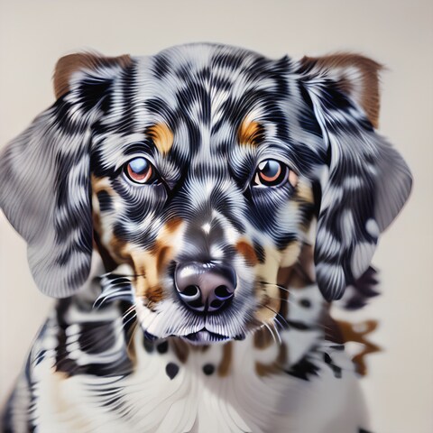 QRcode art 『dog』