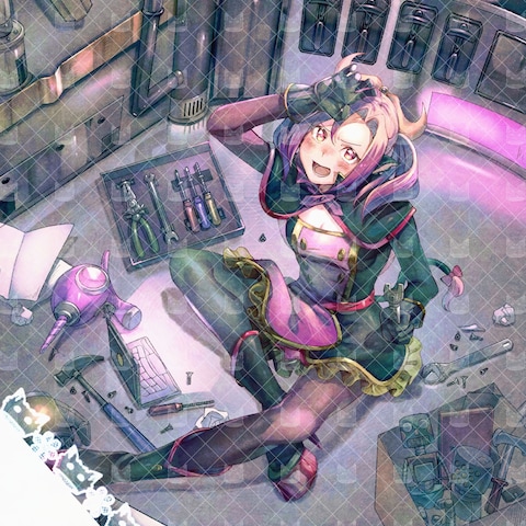 一枚絵イラスト