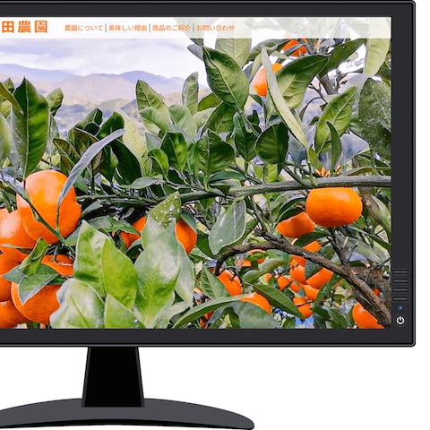 高級柑橘農家「新田農園」様のホームページ制作