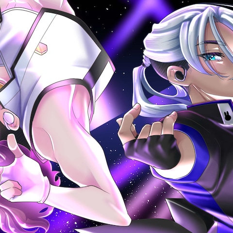 オリジナル歌い手男子デュオ一枚絵