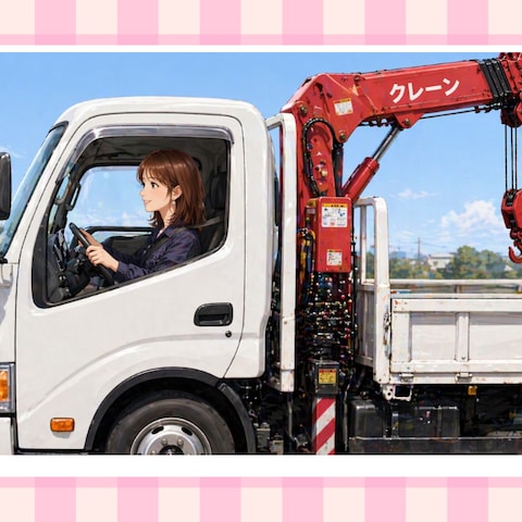 実は…大型トラックドライバーの私。なのに、身長１４４cm！！