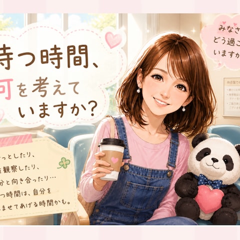 〜『待つ時間』の過ごし方〜
