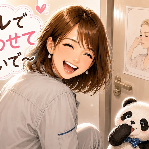 ♡トイレで笑わせないで〜（笑）♡