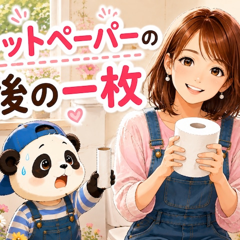 〜トイレットペーパーの最後の一枚〜