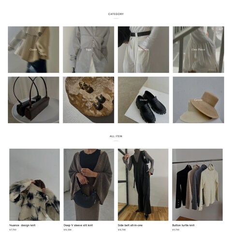 Welinoa様｜アパレル Shopify 有料英語版テーマ
