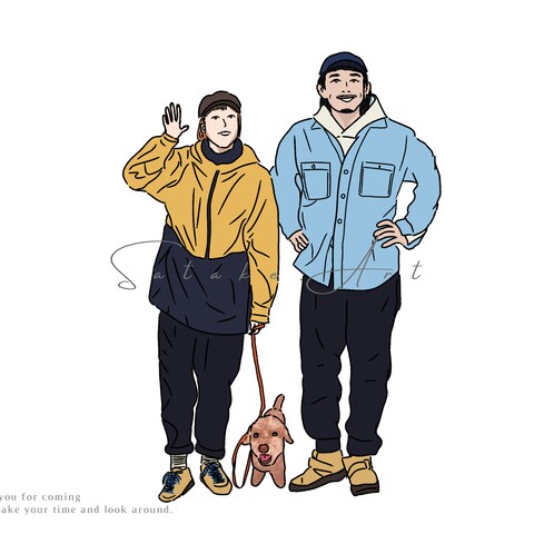 愛犬と散歩
