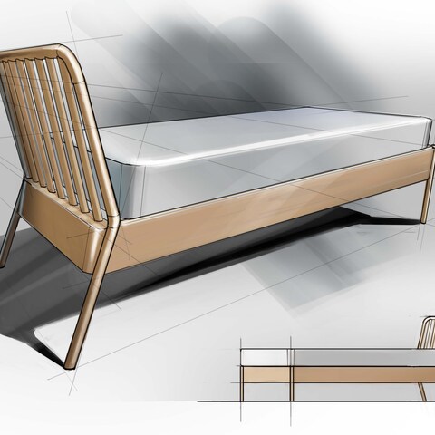 木製ベッドのデザイン