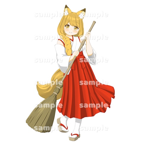 ケモミミ巫女