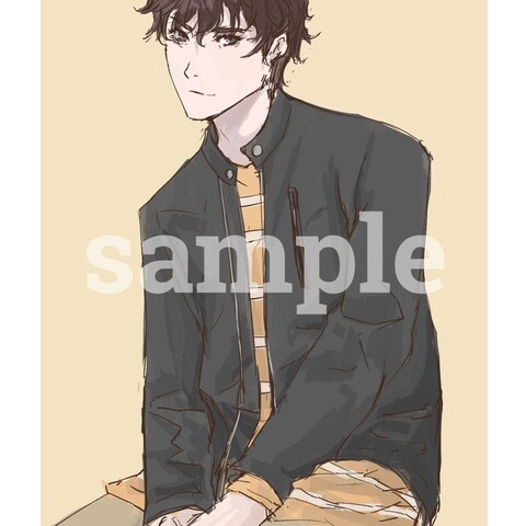 男性イラストの一例