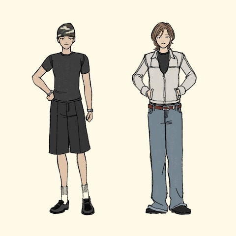 立ち絵　男性