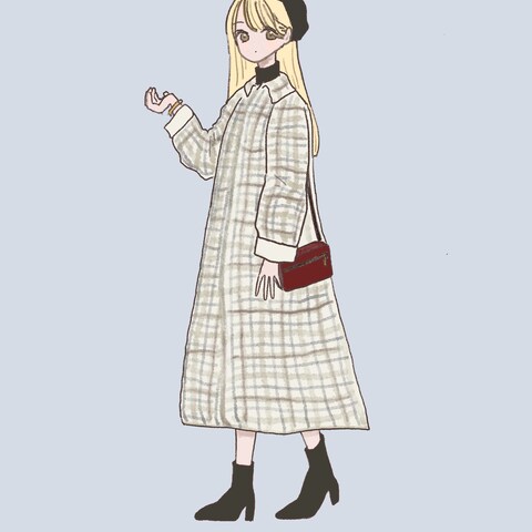 冬服の女の子