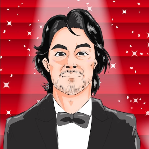役所公司さん　似顔絵