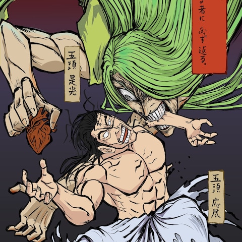 浮世絵風二次創作