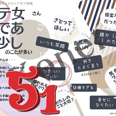 隠れモテ女さん向けアドバイスツール第一弾