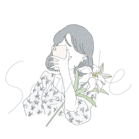 韓国風アイコンイラスト