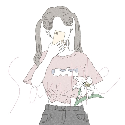 韓国風アイコンイラスト