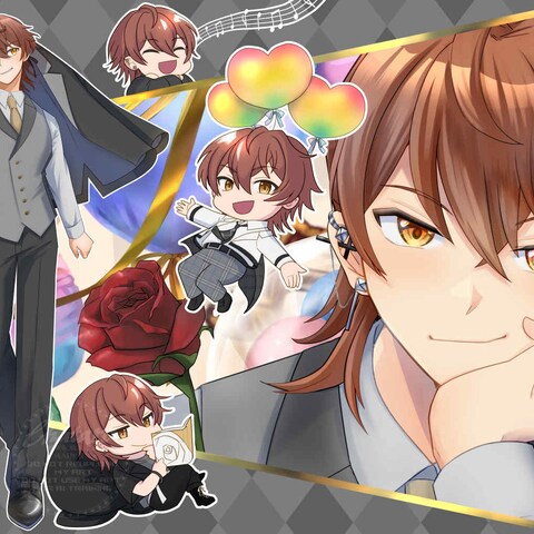 応援広告用イラスト