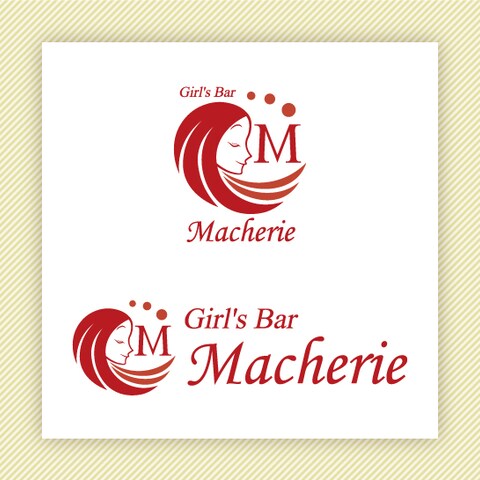 ロゴデザイン　Girl’s Bar MACHERIE【A】