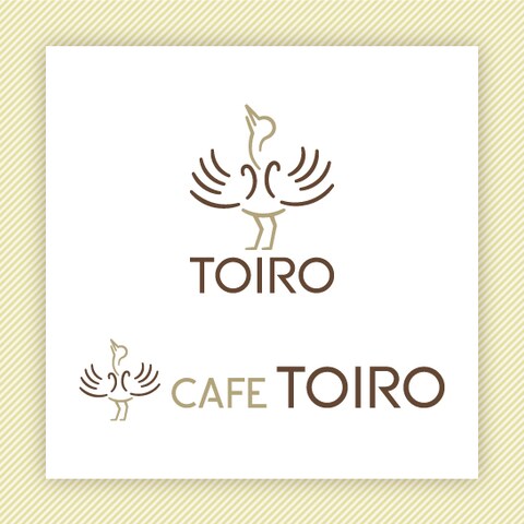 ロゴデザイン　CAFE TOIRO （カフェ十色）【A】
