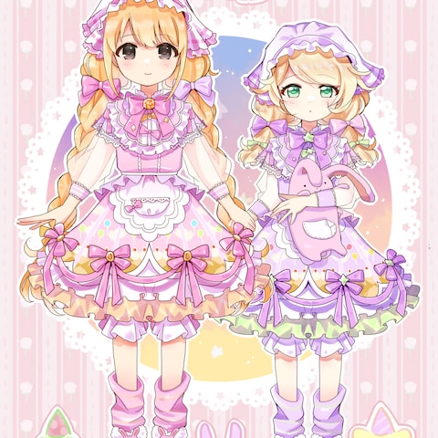 二次創作の女の子