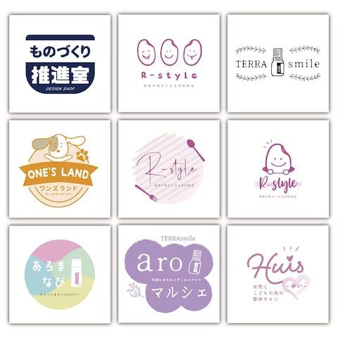 個人店舗様等のロゴ制作